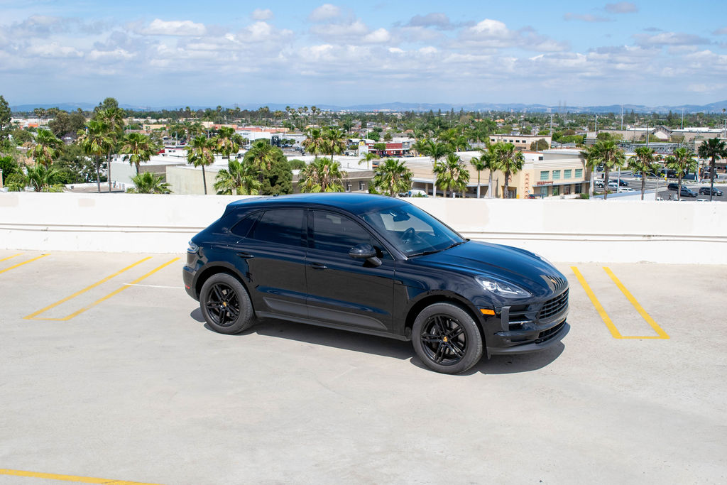 Porsche Macan rental, a 4 door compact SUV with a 144 mph top speed