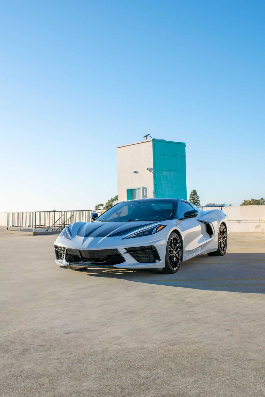 Chevrolet Corvette C8 rental, a mid-engine sports car with a 194 mph top speed