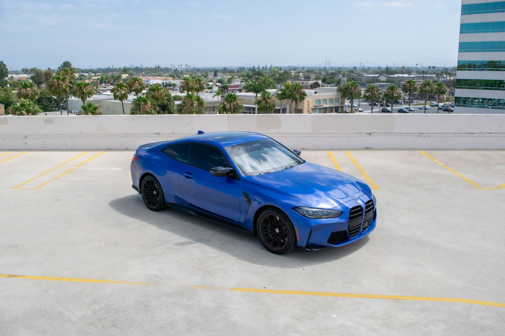 BMW M4 rental, a 2 door sports coupe with an 8 speed automatic