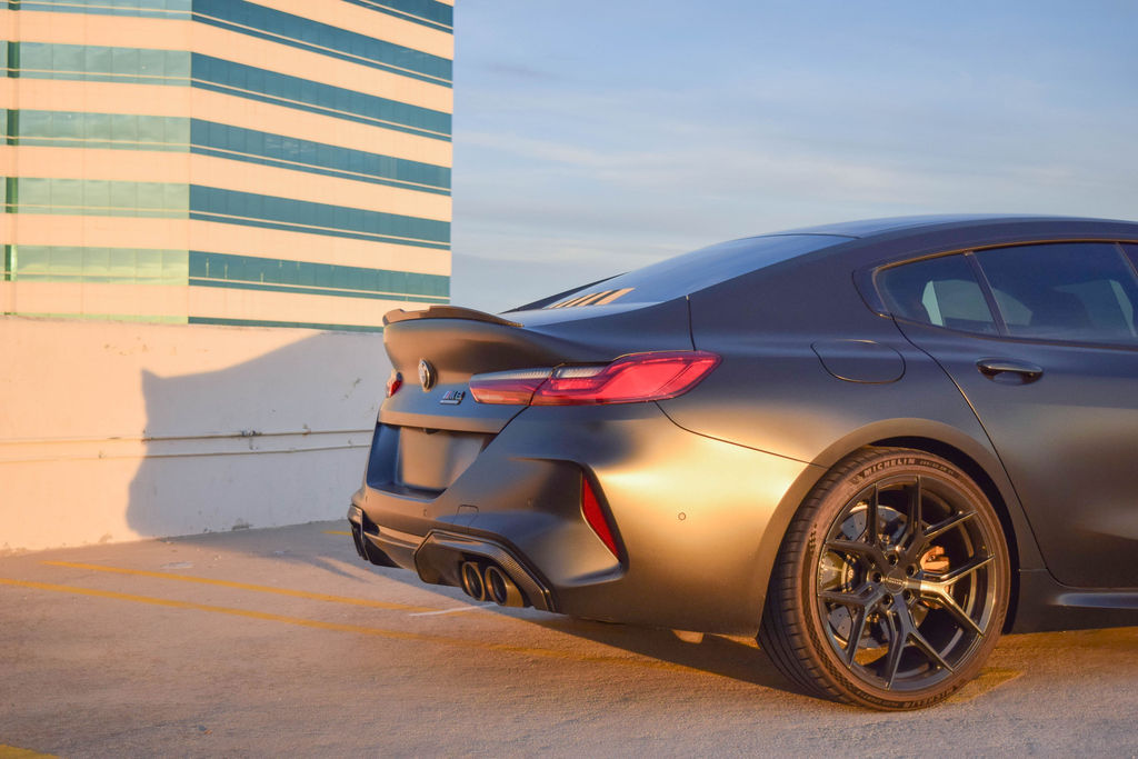 BMW M8 rental, a V8 grand tourer available across Southern California