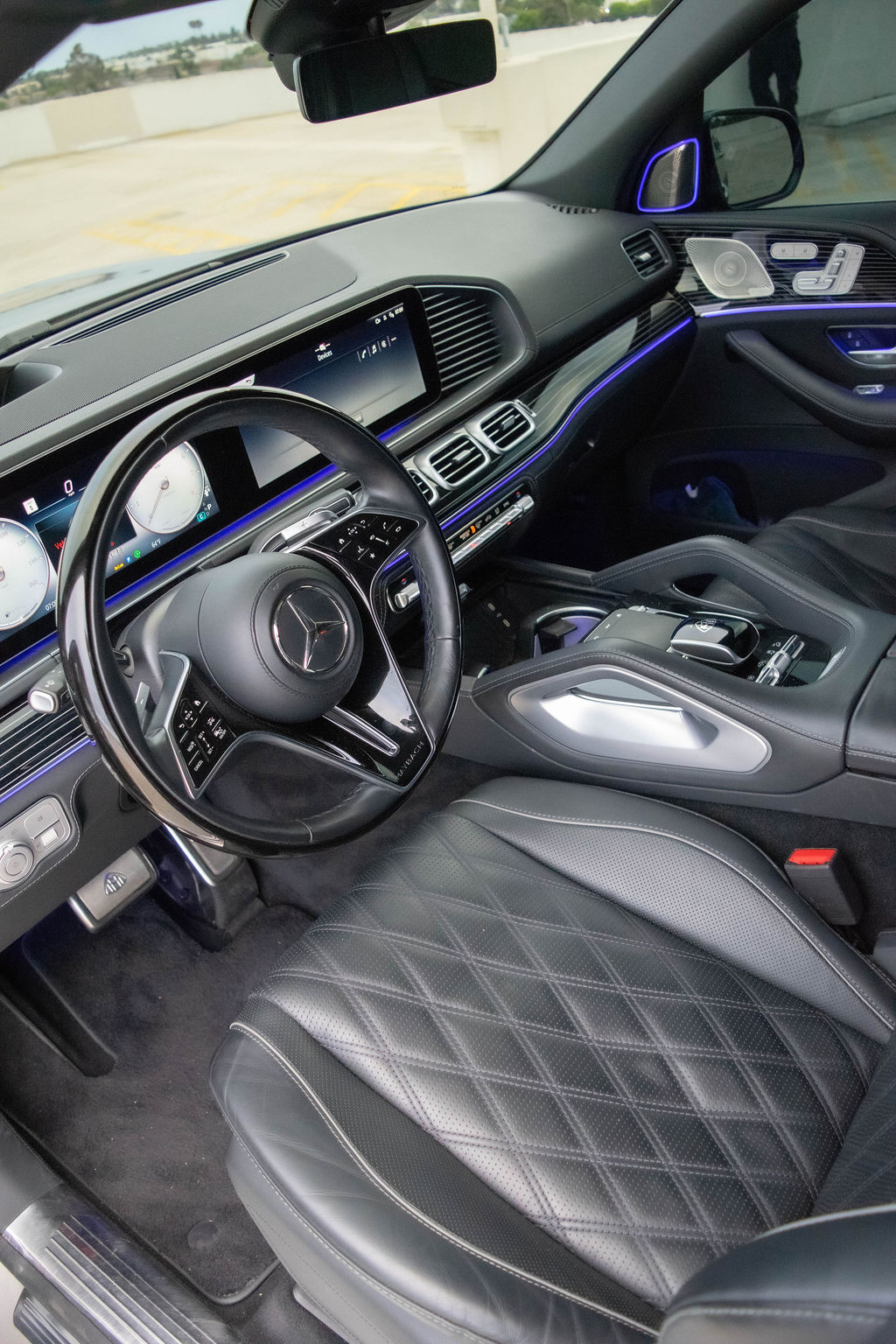 Black Maybach GLS 600, rental in Orange County