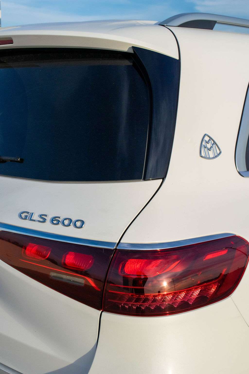 White Maybach GLS 600, Luxury SUV available in Orange County