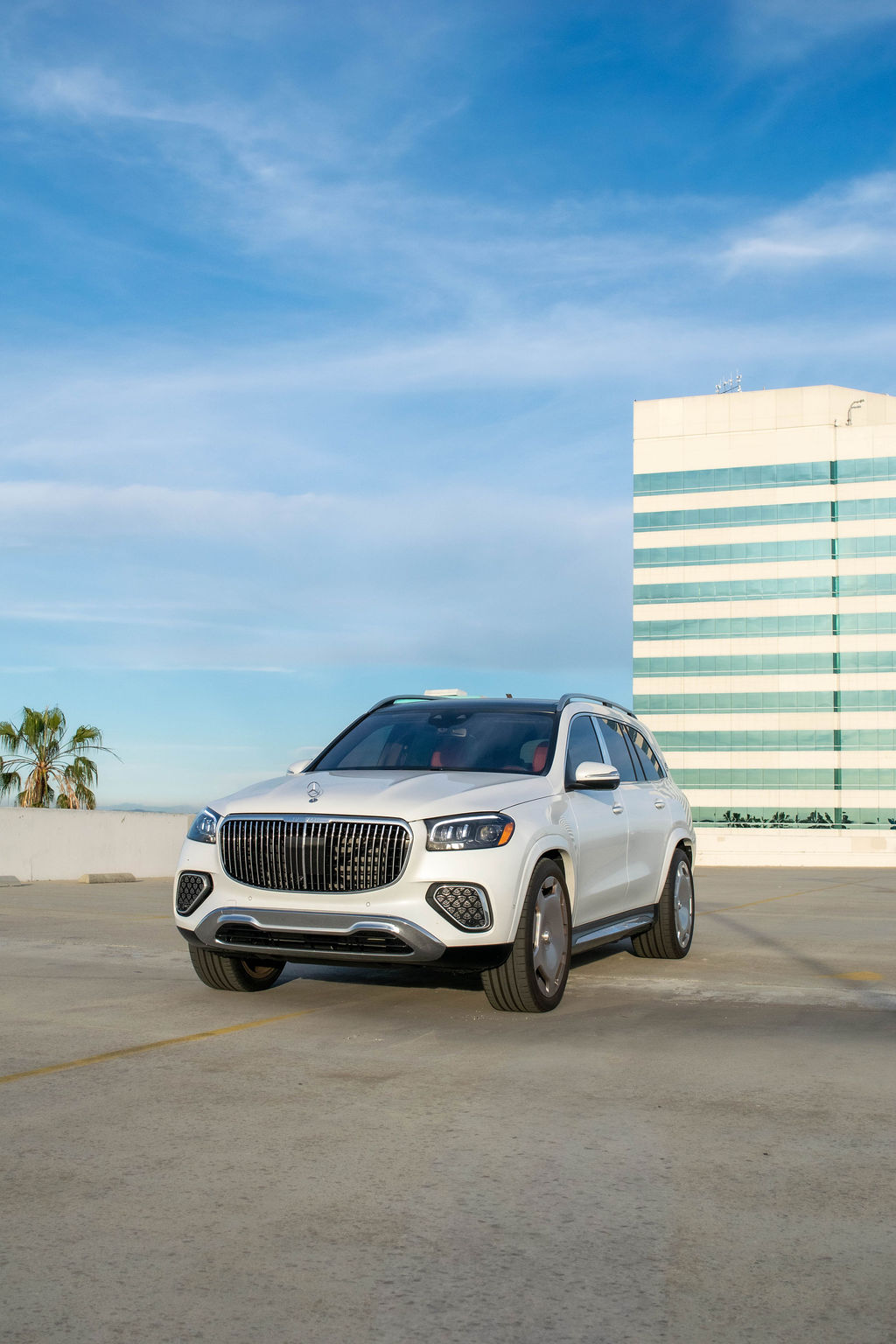 White Maybach GLS 600, AWD exotic rental in Orange County
