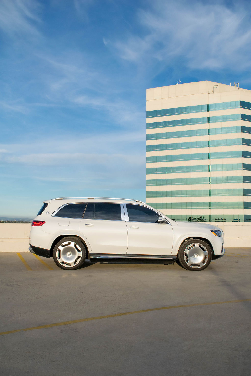 White Maybach GLS 600, Luxury SUV for rent in Orange County