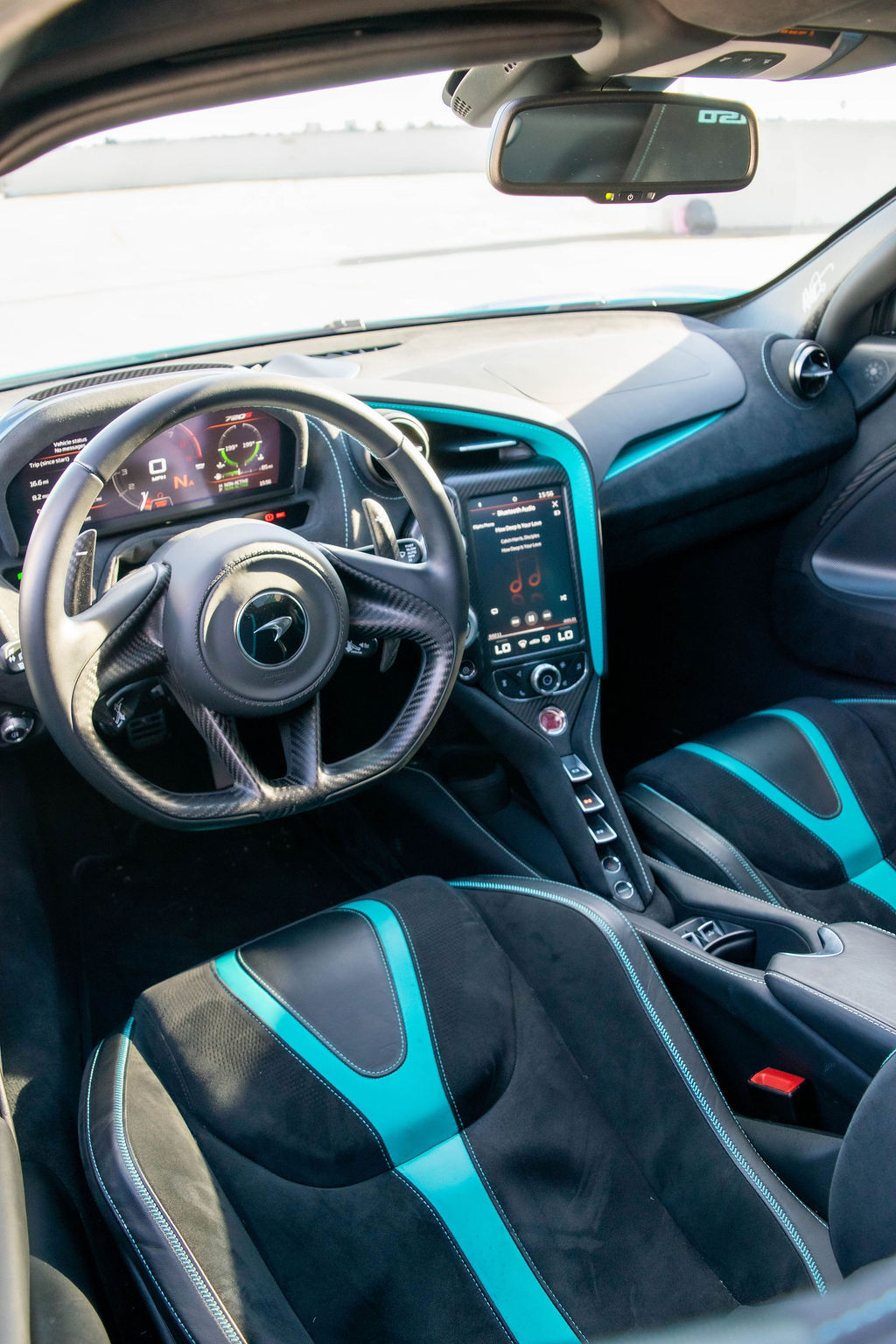 Turquoise McLaren 720S MSO, 2 seat Hypercar