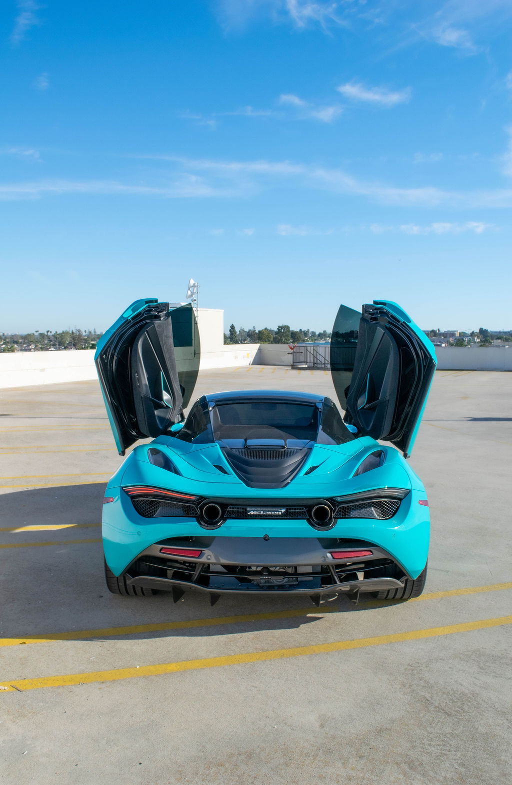 Turquoise McLaren 720S MSO, RWD Hypercar in Orange County
