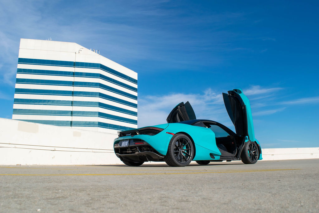 Turquoise McLaren 720S MSO, Hypercar available in Orange County