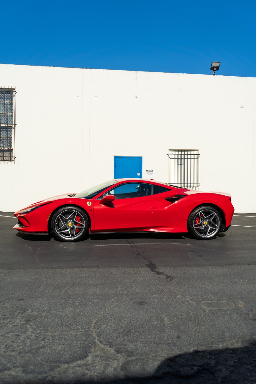 Red Ferrari F8 Tributo with Black and Red interior