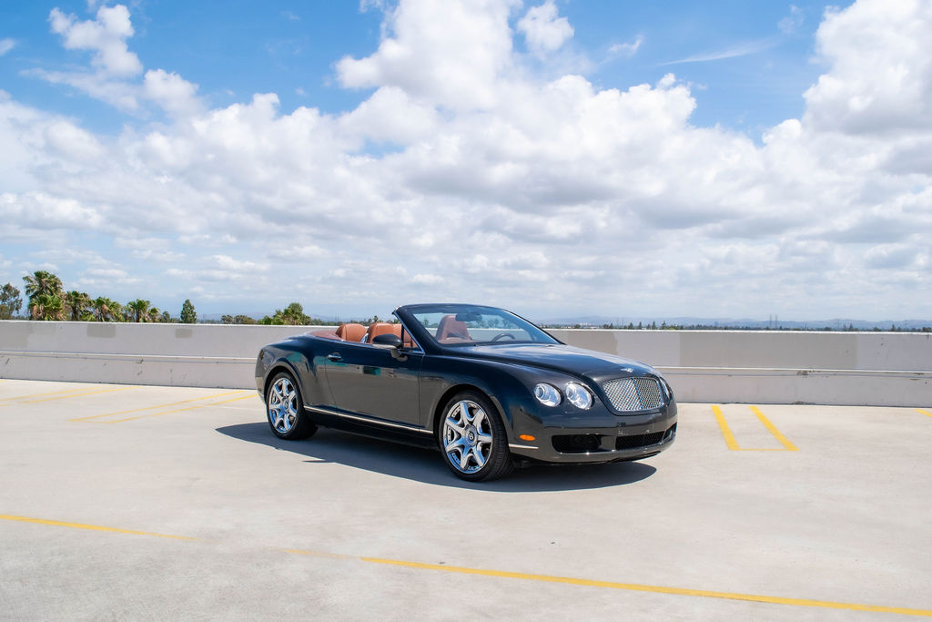 Black Bentley Continental GTC for rent in Orange County