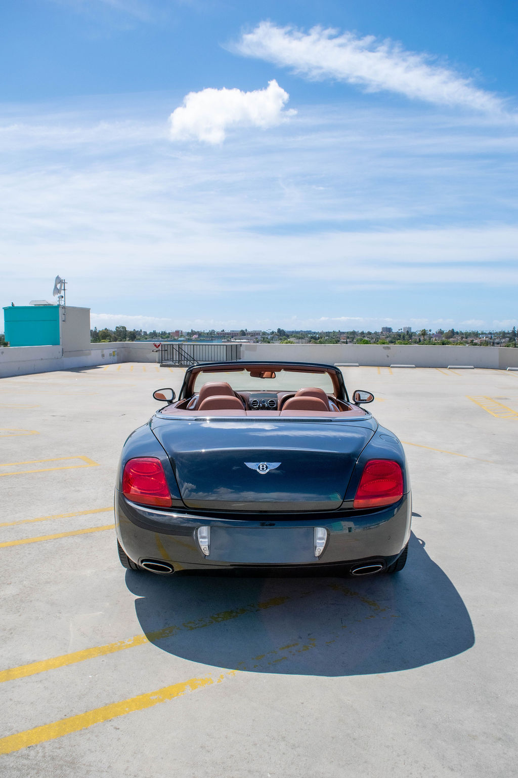 Black Bentley Continental GTC convertible, Brown interior, rental in Orange County, CA