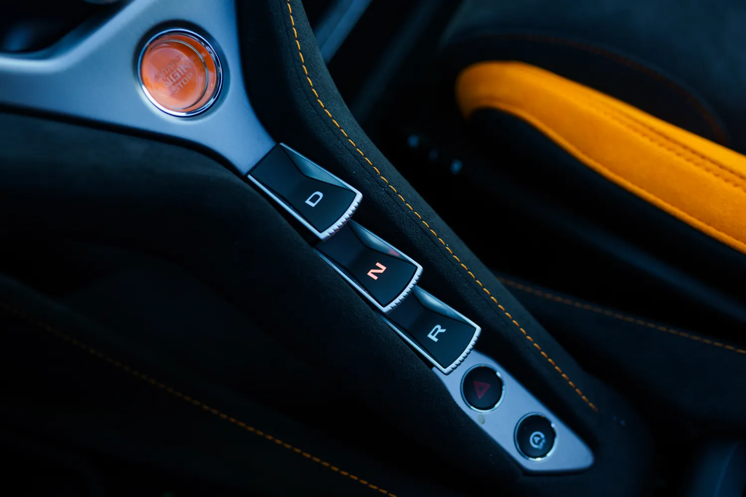 Orange McLaren 750S Spider, rent in Southern California