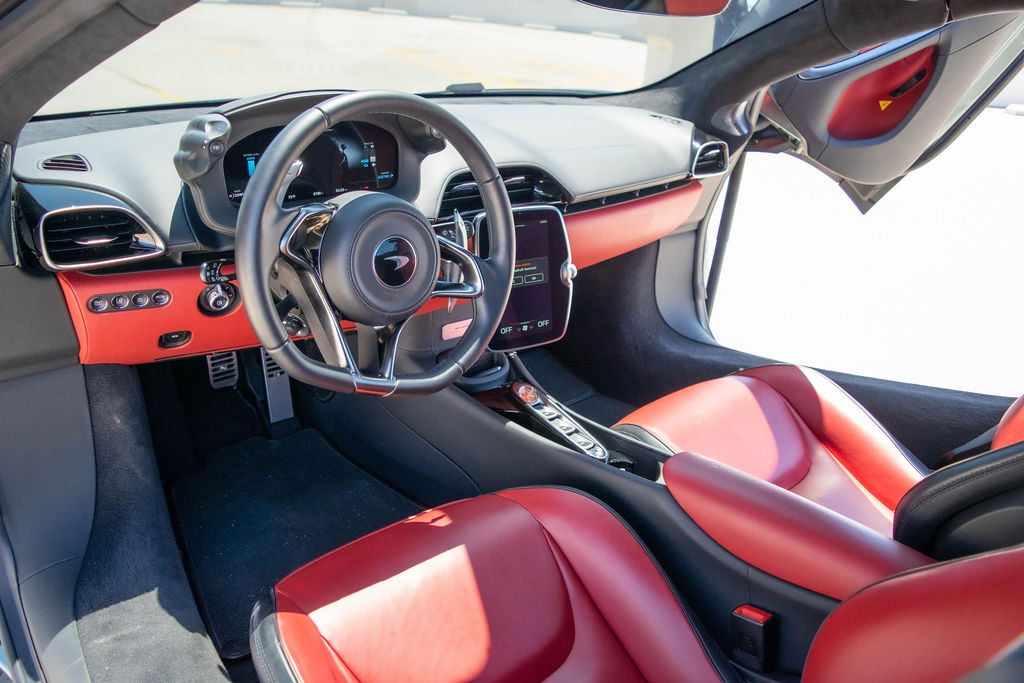 Satin Black McLaren Artura Spider, 2 seat Supercar