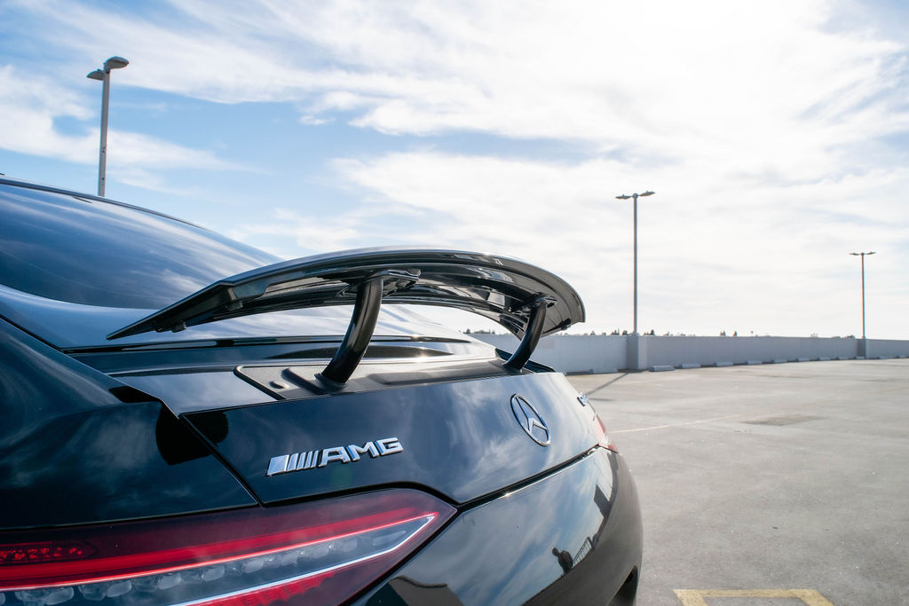 Black Mercedes-Benz AMG GT 63, Luxury Sedan available in Orange County