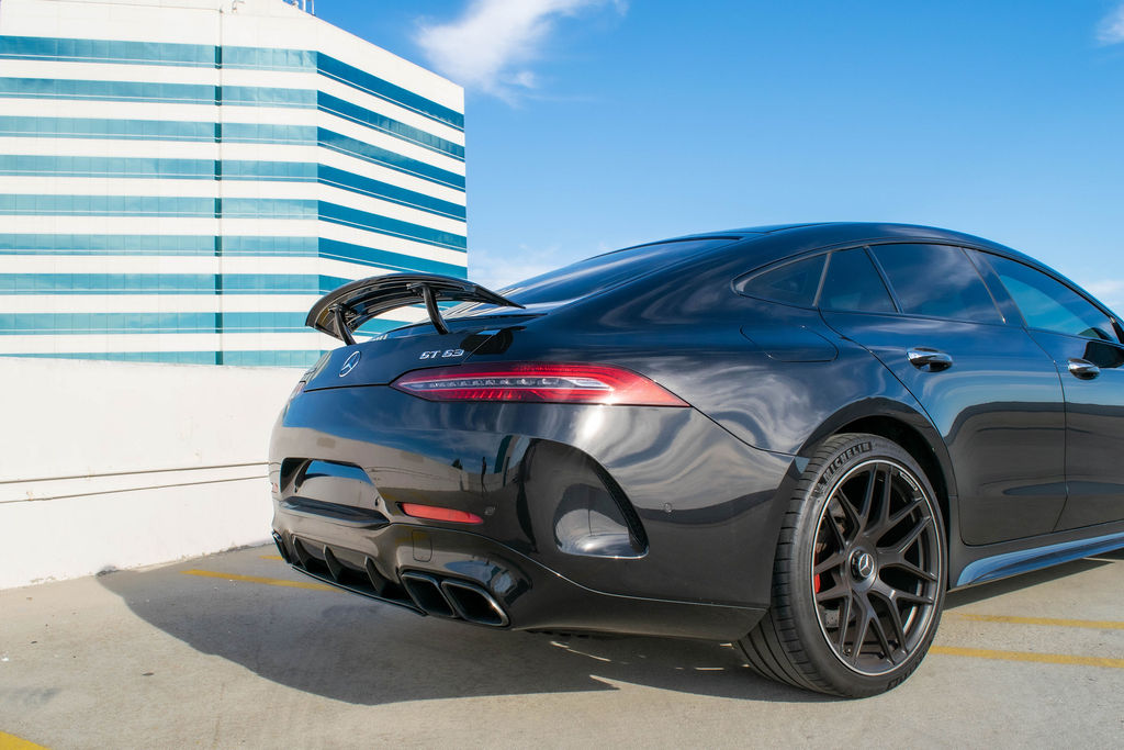 Black Mercedes-Benz AMG GT 63, Red interior, AWD
