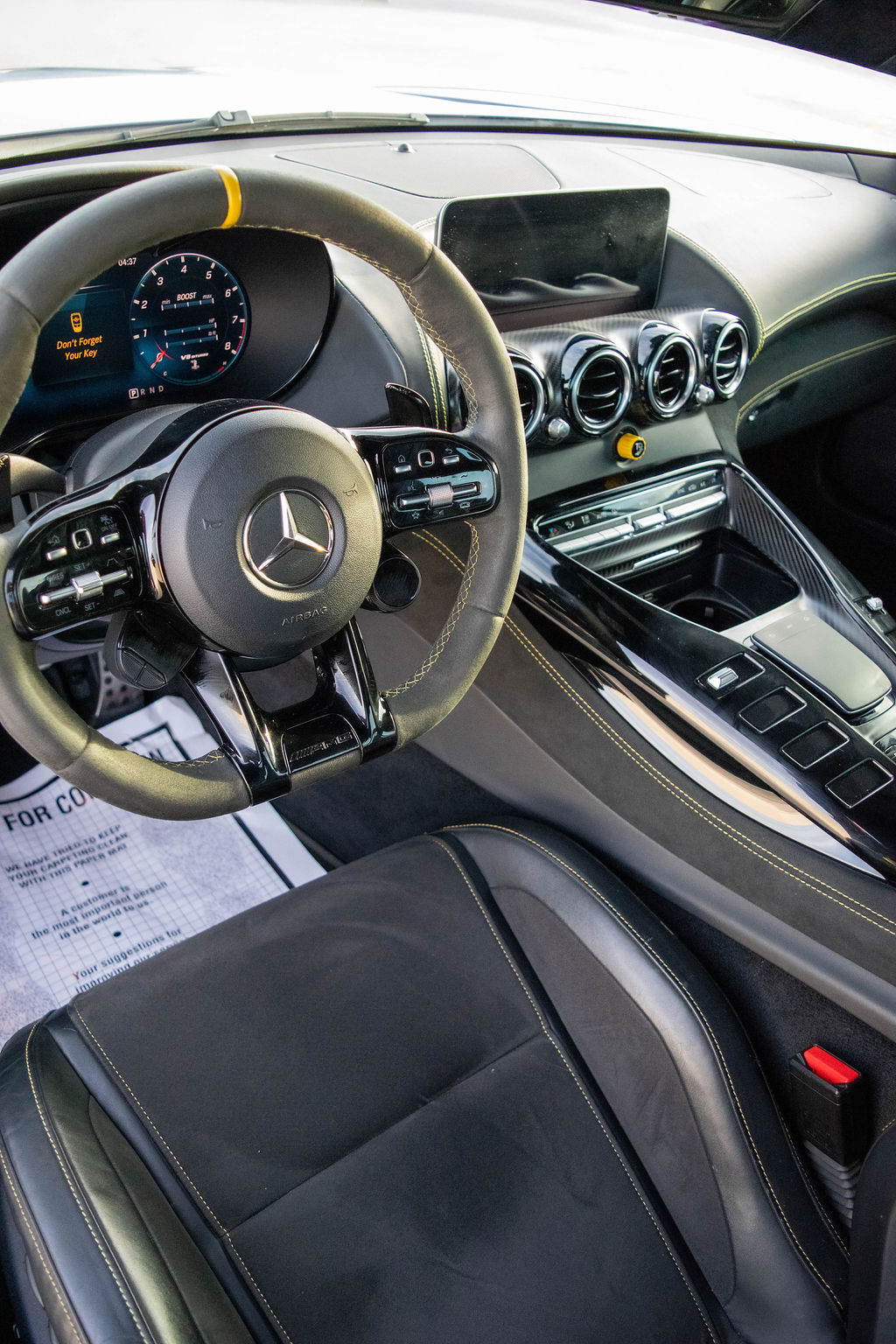Blue Mercedes-Benz AMG GT R, 2 doors, Black interior