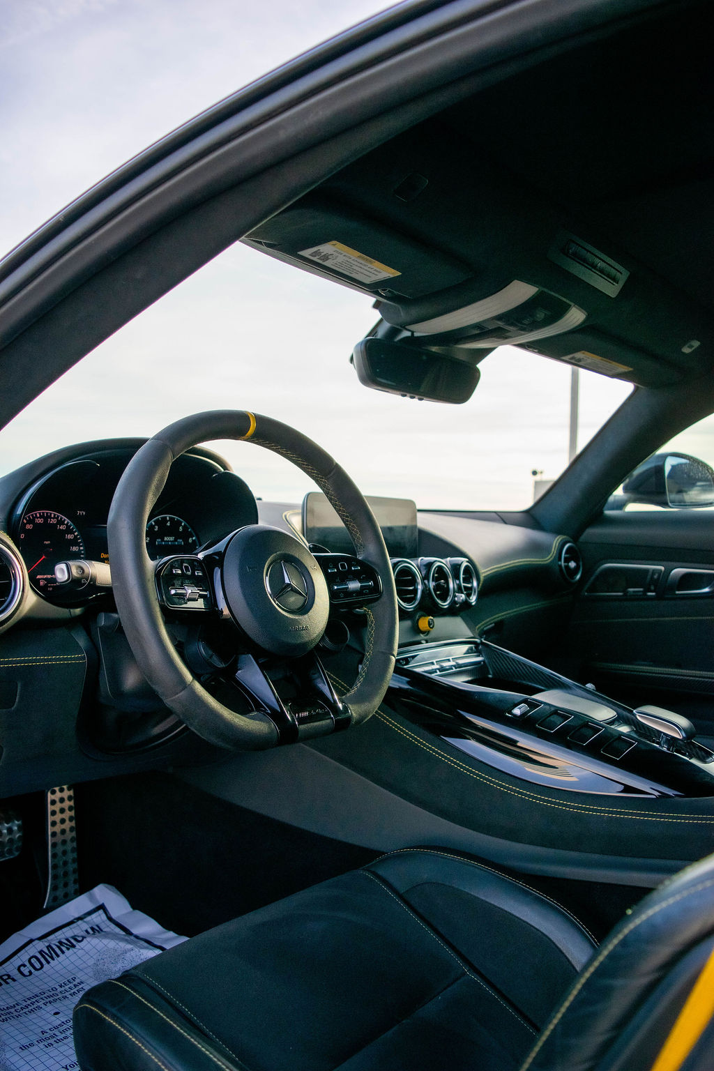 Blue Mercedes-Benz AMG GT R, Orange County exotic rental