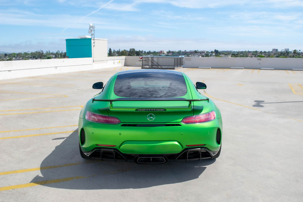 Green Mercedes-Benz AMG GT R, 2 seats, RWD