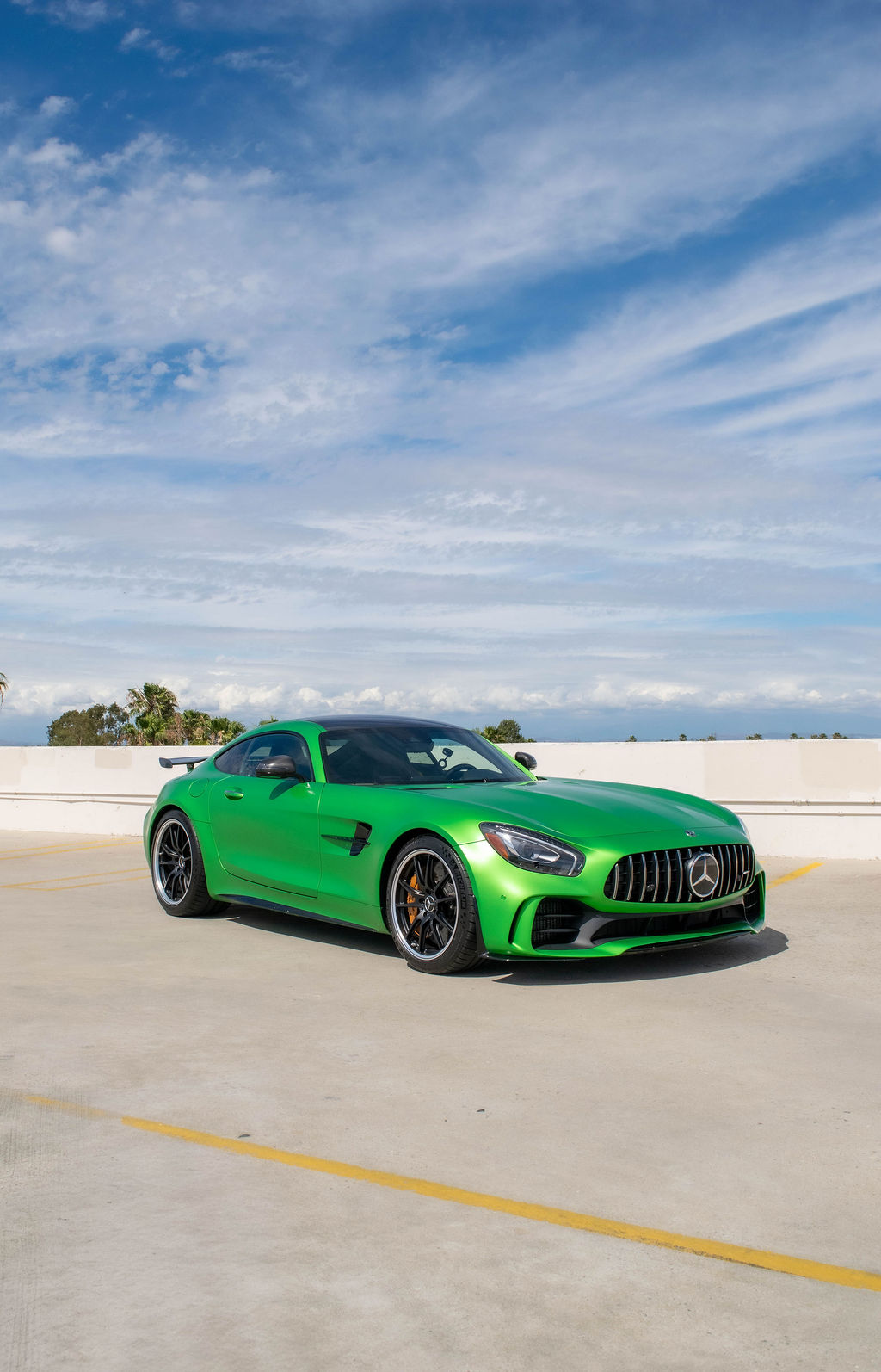 Green Mercedes-Benz AMG GT R, Supercar available in Orange County