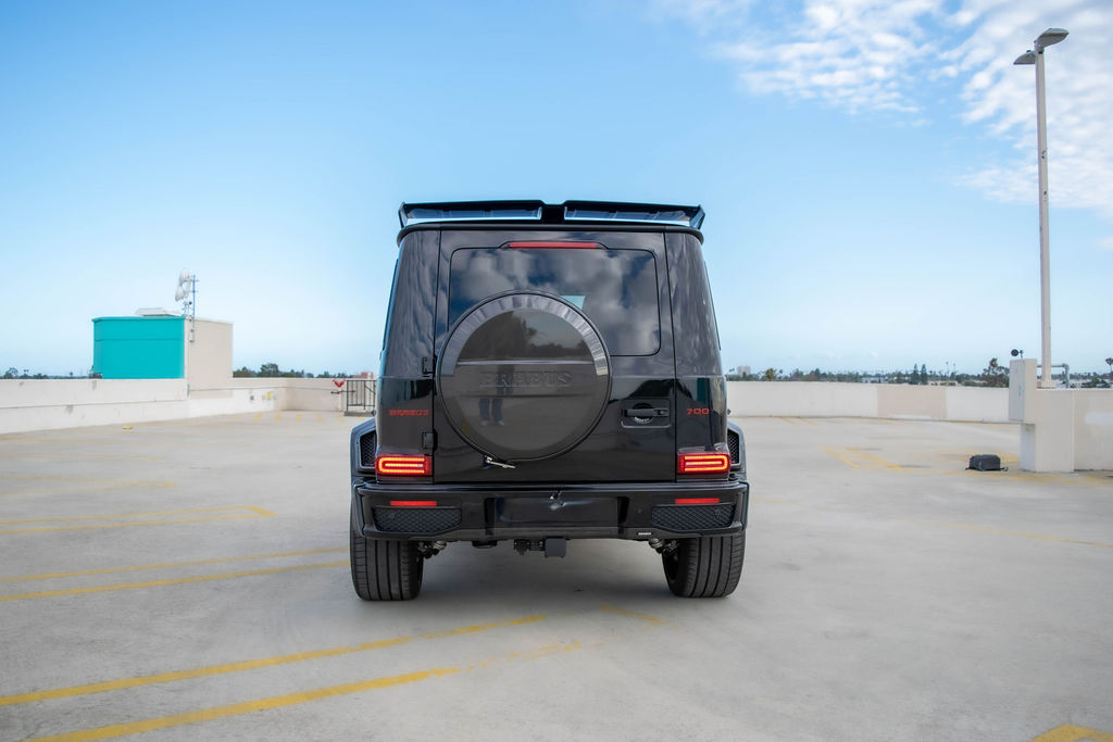 Black Mercedes-Benz G-Wagon Brabus 700 5 seat luxury SUV available in Orange County