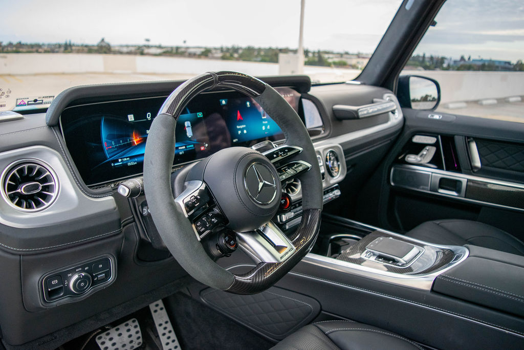 Black Mercedes-Benz G-Wagon Brabus 700 4 door luxury SUV