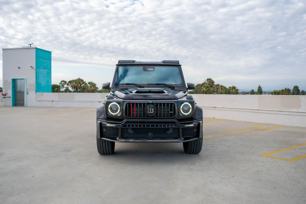 Black Mercedes-Benz G-Wagon Brabus 700 4WD luxury SUV with Black interior