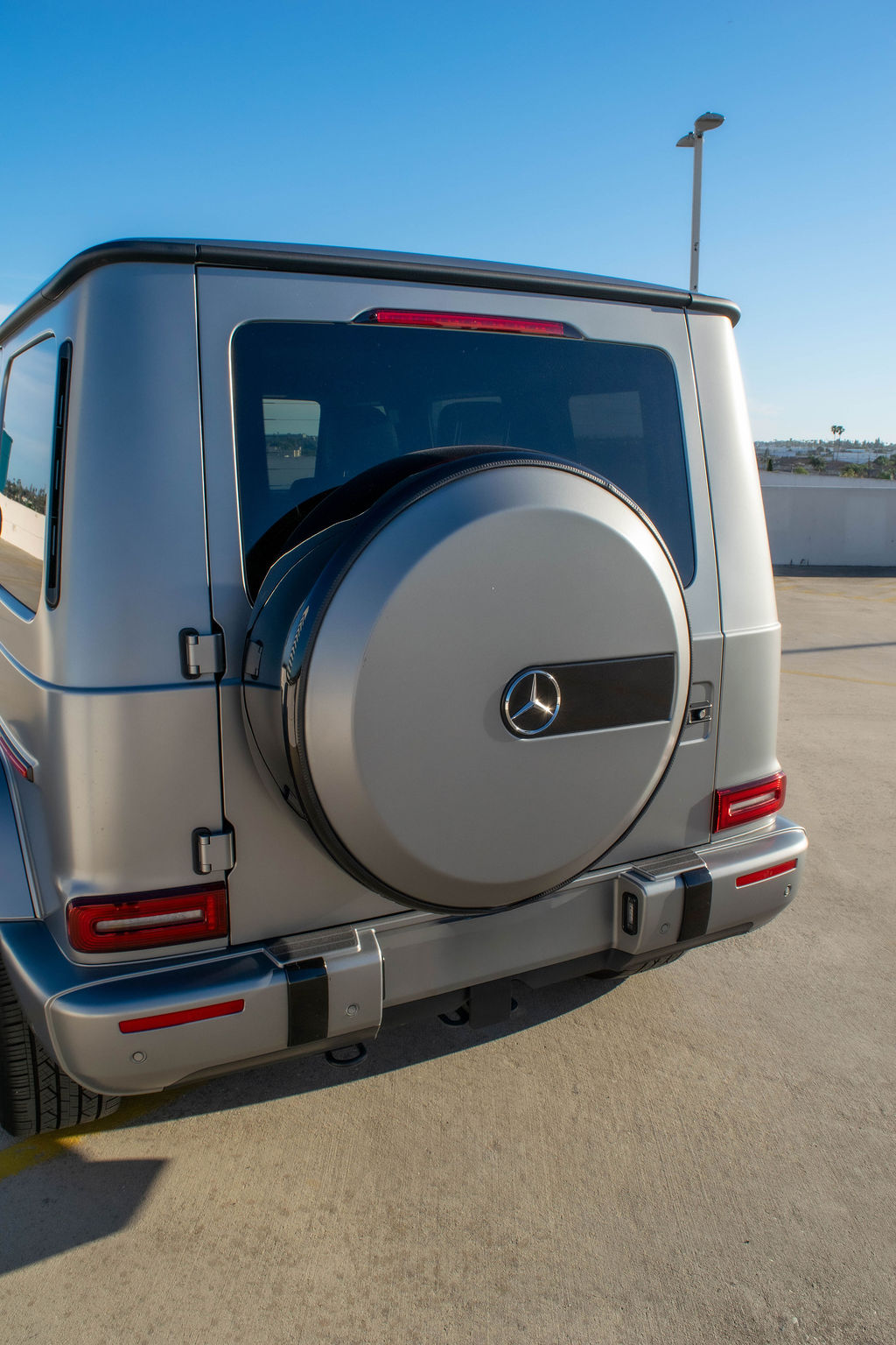 Grey Mercedes-Benz G-Wagon G550 4WD 5 seat luxury SUV