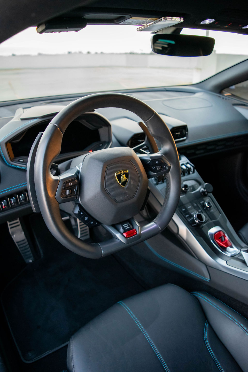 Pink Lamborghini Huracan exotic car rental in Orange County