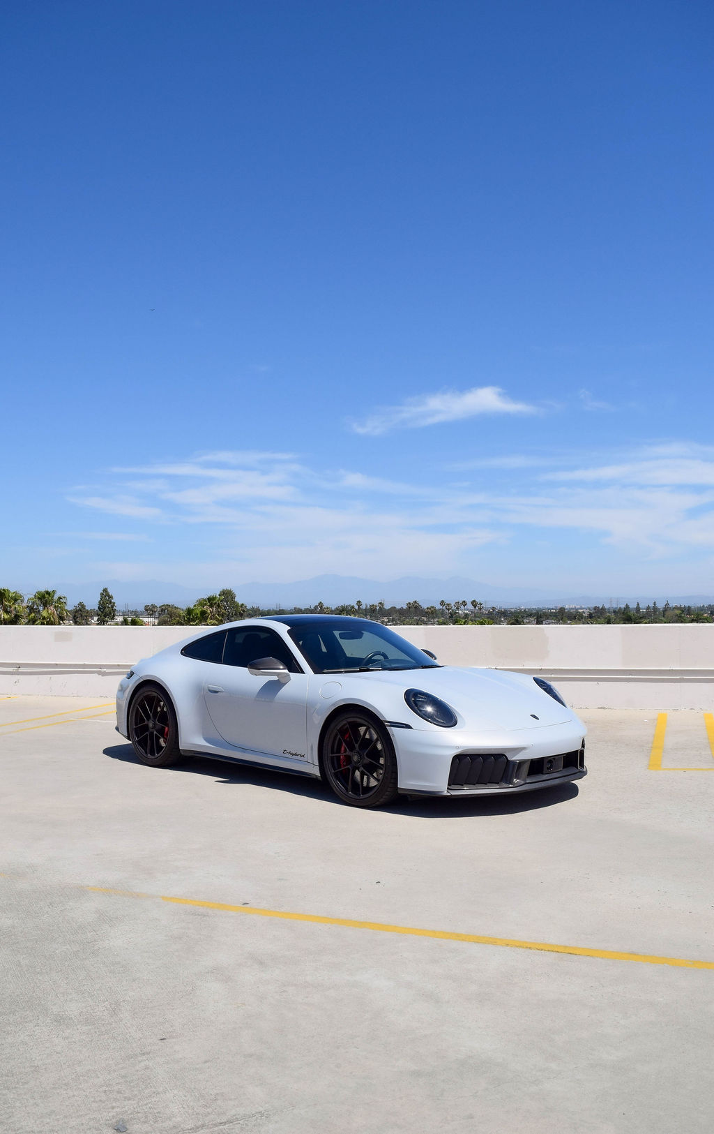 Grey Porsche 911 Carrera GTS, Black interior, Los Angeles rental