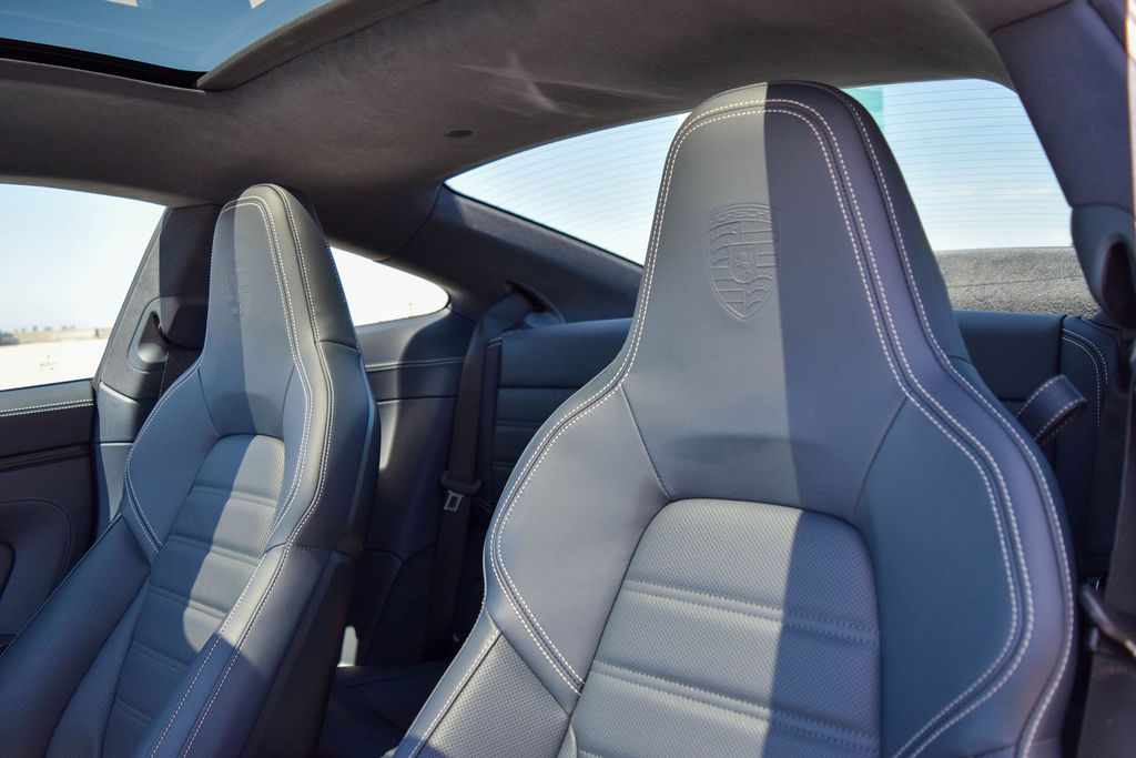 Grey Porsche 911 Carrera GTS, exotic car rental in Westlake Village