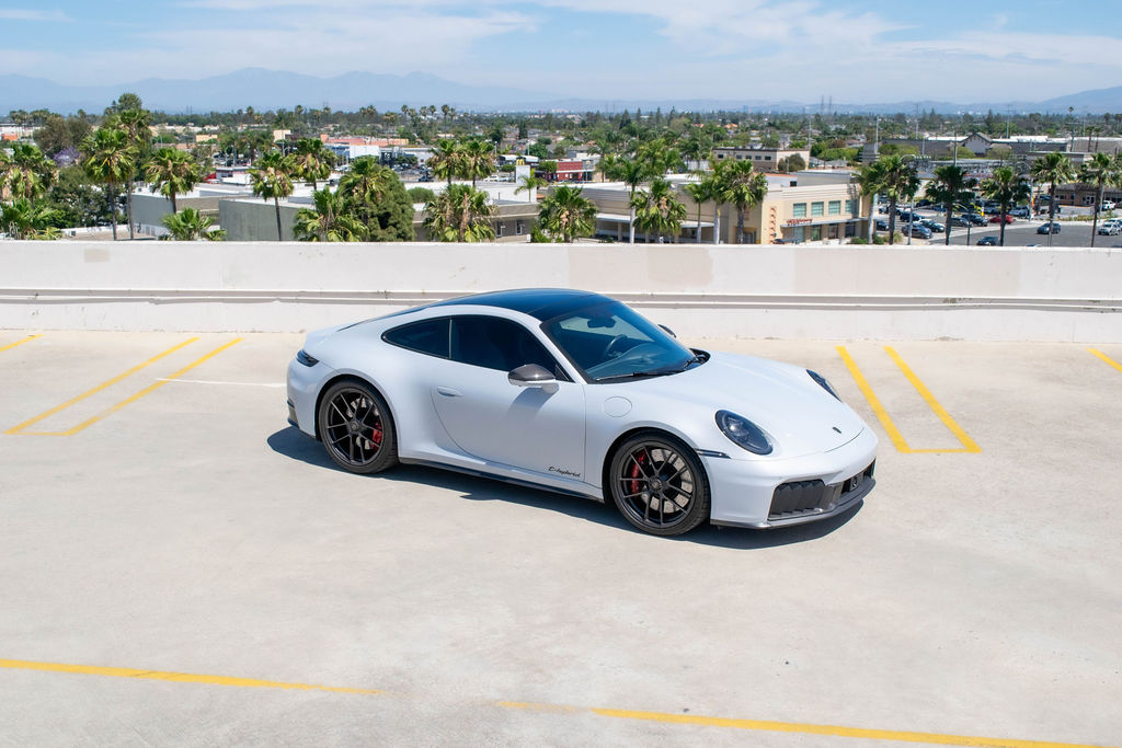 Grey Porsche 911 Carrera GTS, RWD Sports Car in Westlake Village