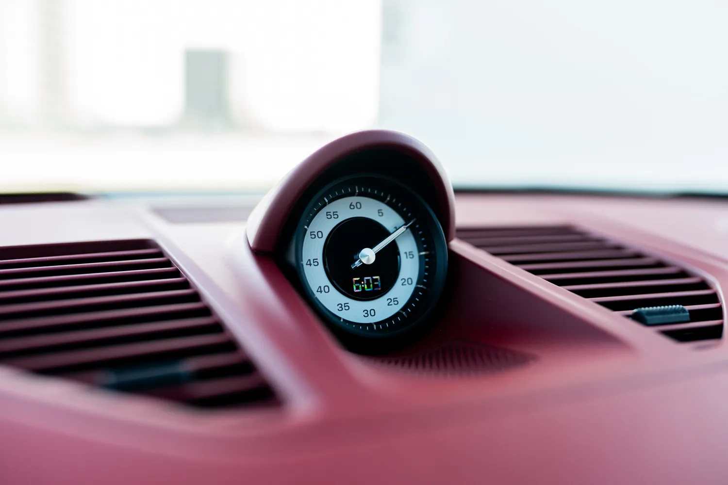 Grey Porsche 911 Carrera 4 GTS, Sports Car rental, Red interior