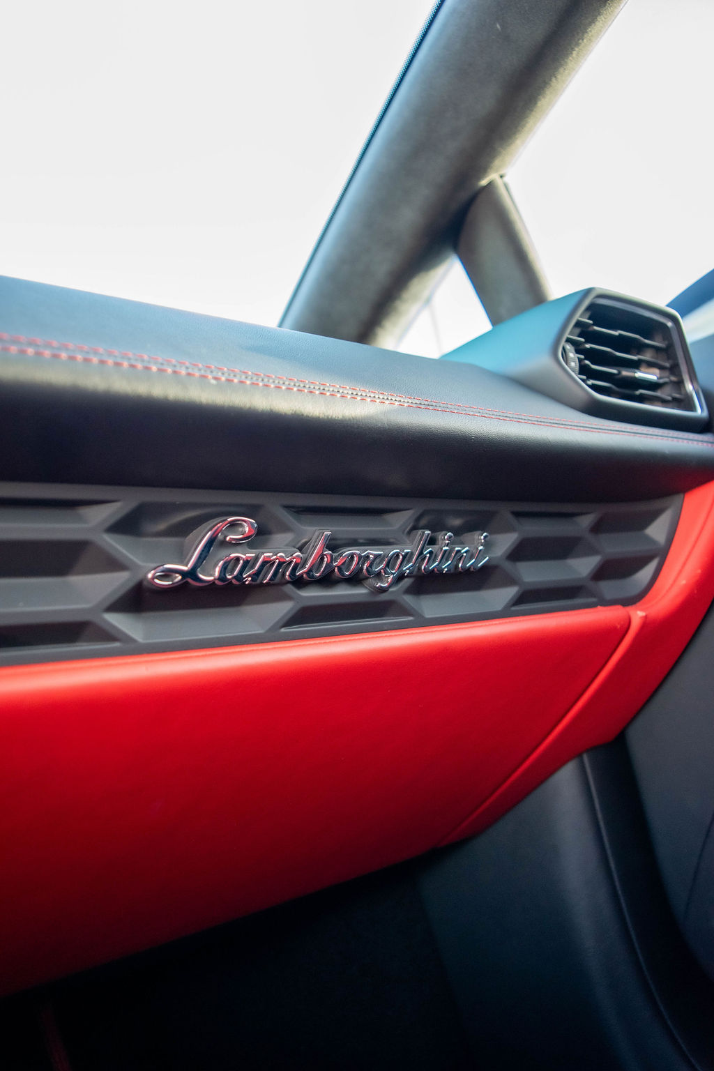 White Lamborghini Huracan Spyder supercar for rent in Orange County