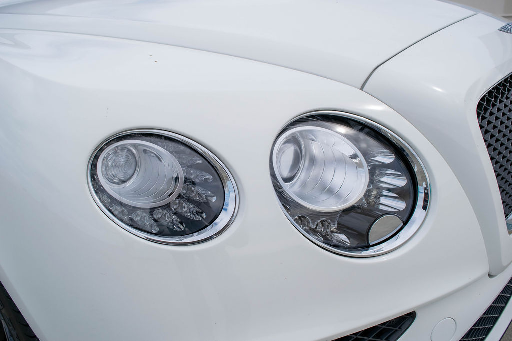Bentley Continental GTC in White over White, luxury sedan rental in Orange County