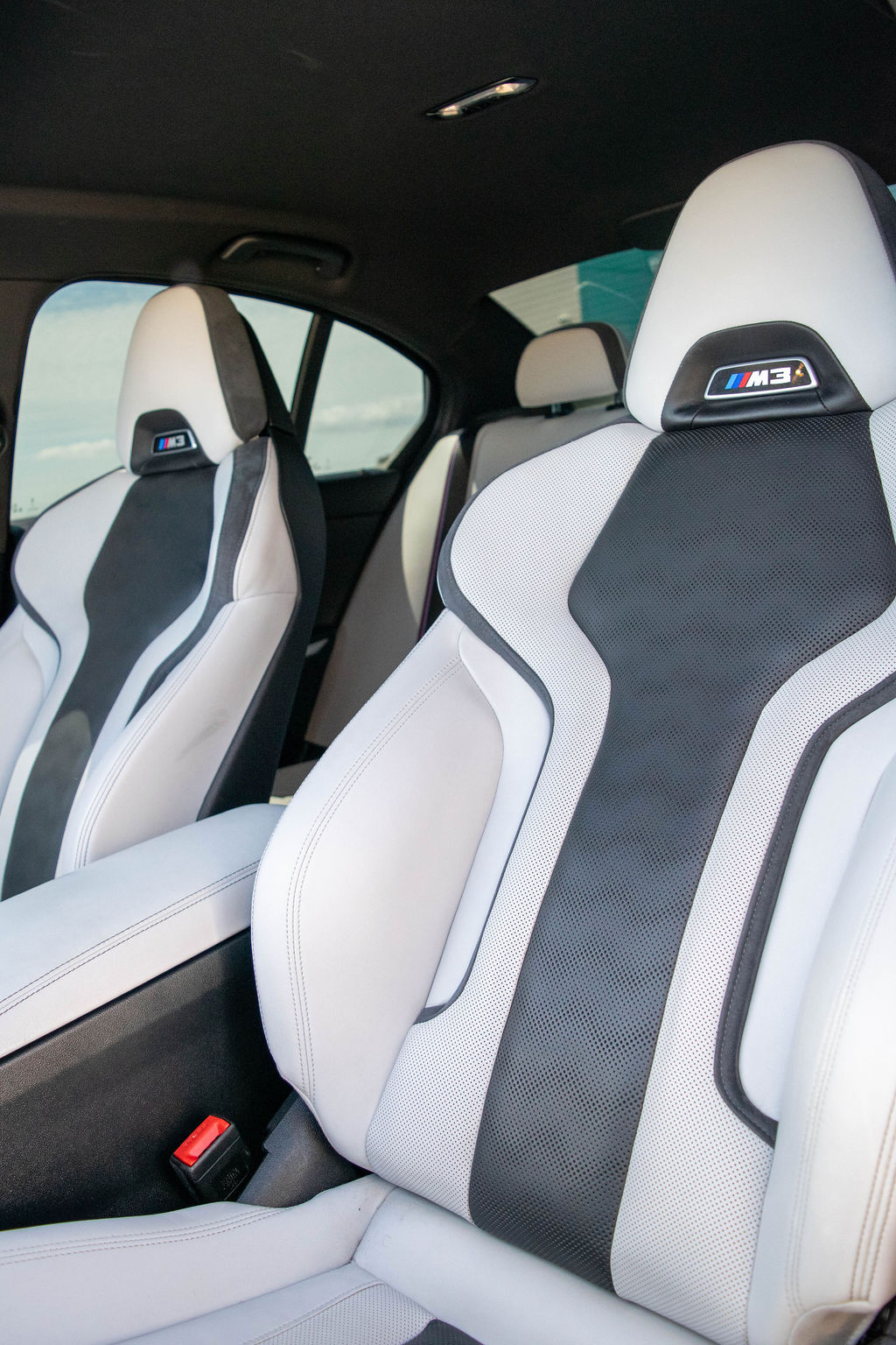 Grey BMW M3 Competition, 5 seats and 4 doors, rental in Orange County