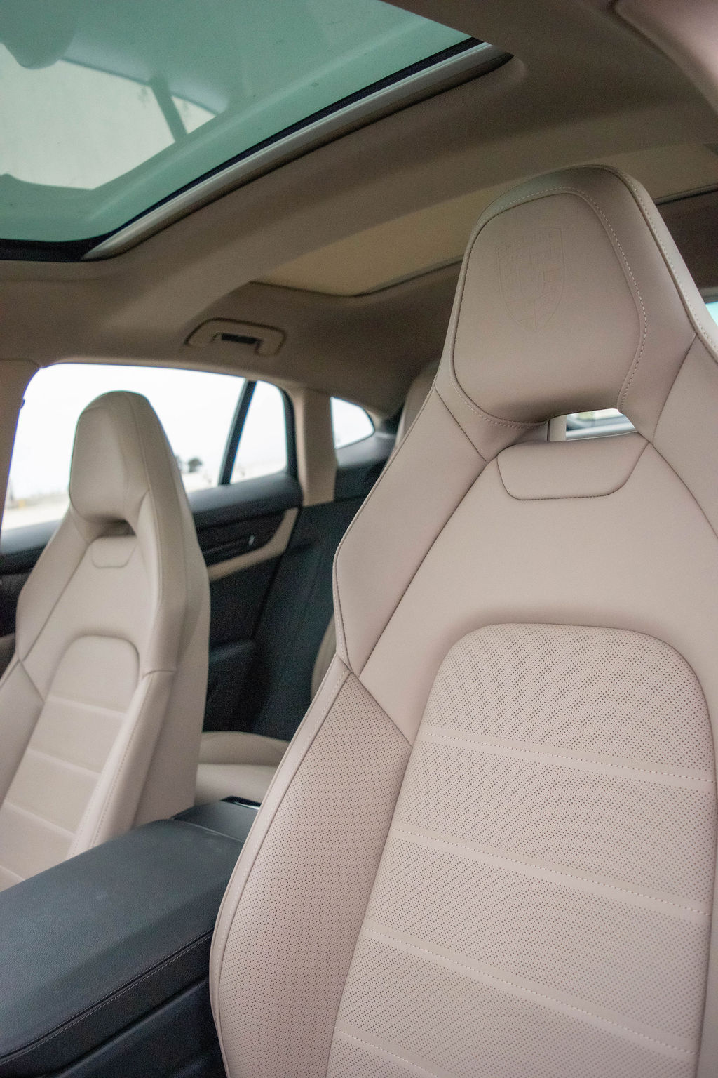 Grey Porsche Panamera, rental in Orange County