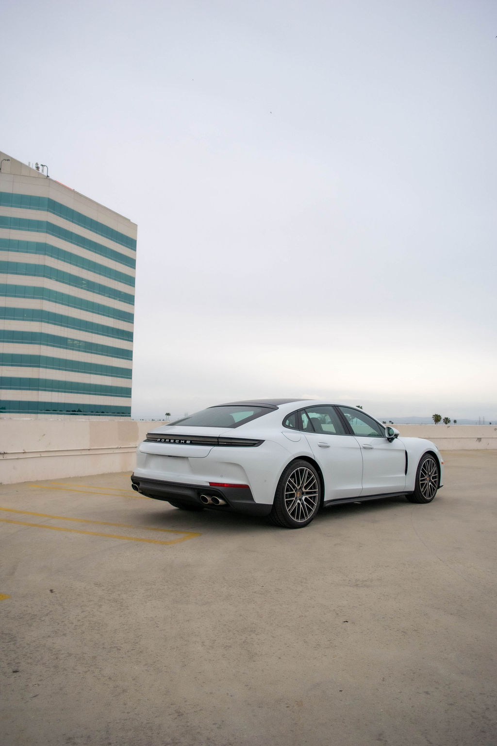 Grey Porsche Panamera, 4 seat Luxury Sedan