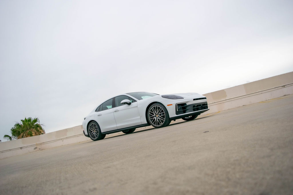 Grey Porsche Panamera, exotic car rental in Orange County