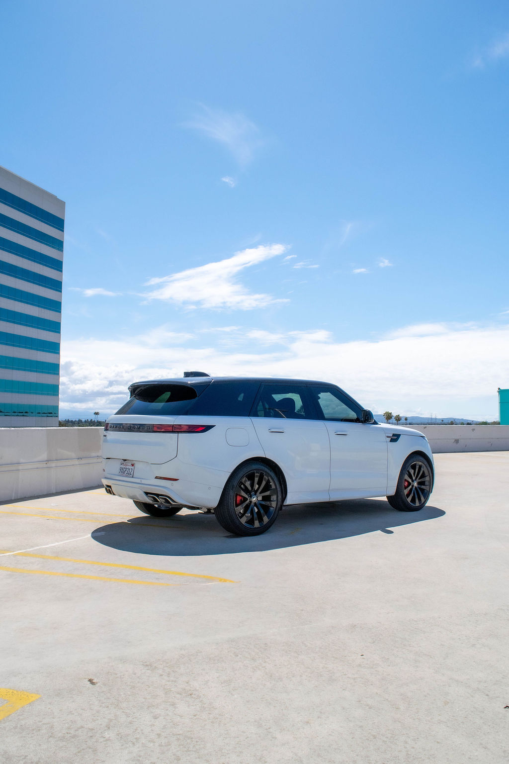 White Range Rover Sport, rental in Orange County