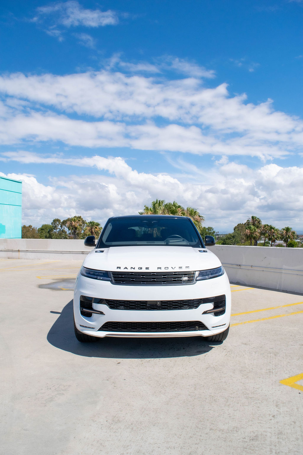 White Range Rover Sport, AWD rental in Orange County