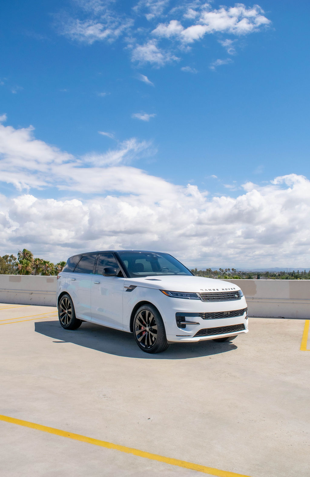 White Range Rover Sport, AWD Luxury SUV in Orange County