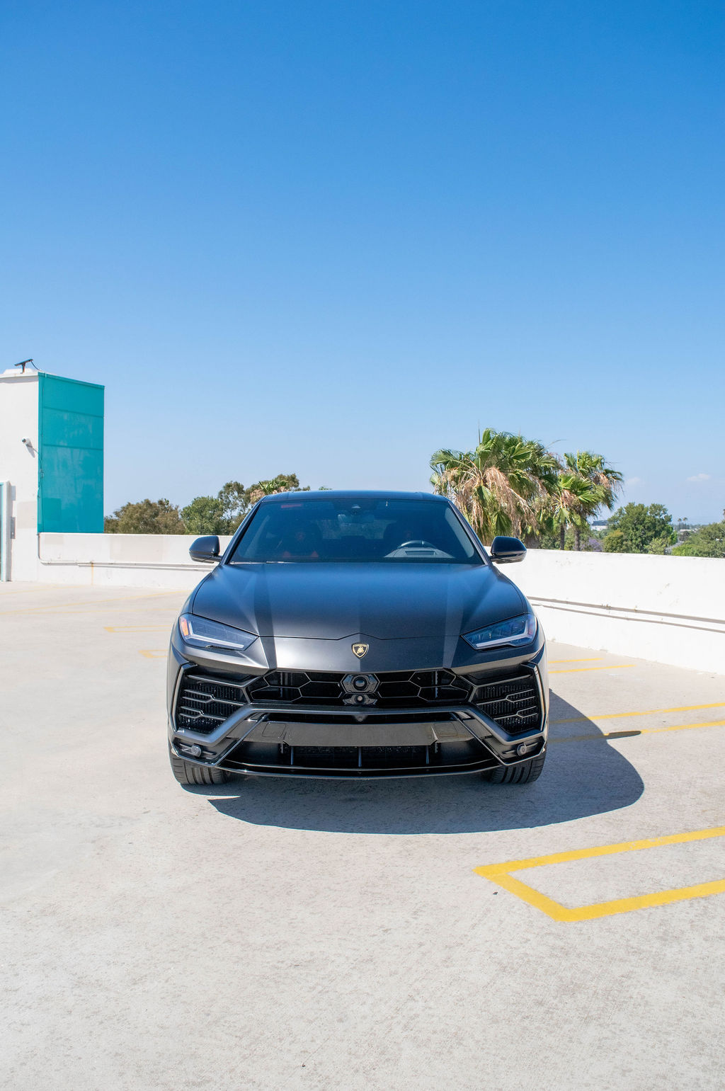 Black Lamborghini Urus luxury SUV available across Orange County