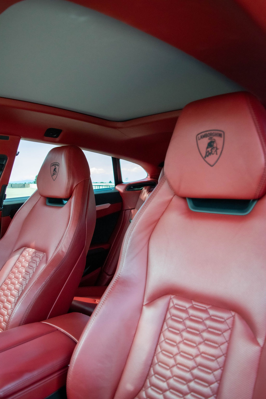 Grey Lamborghini Urus AWD 5 seat luxury SUV