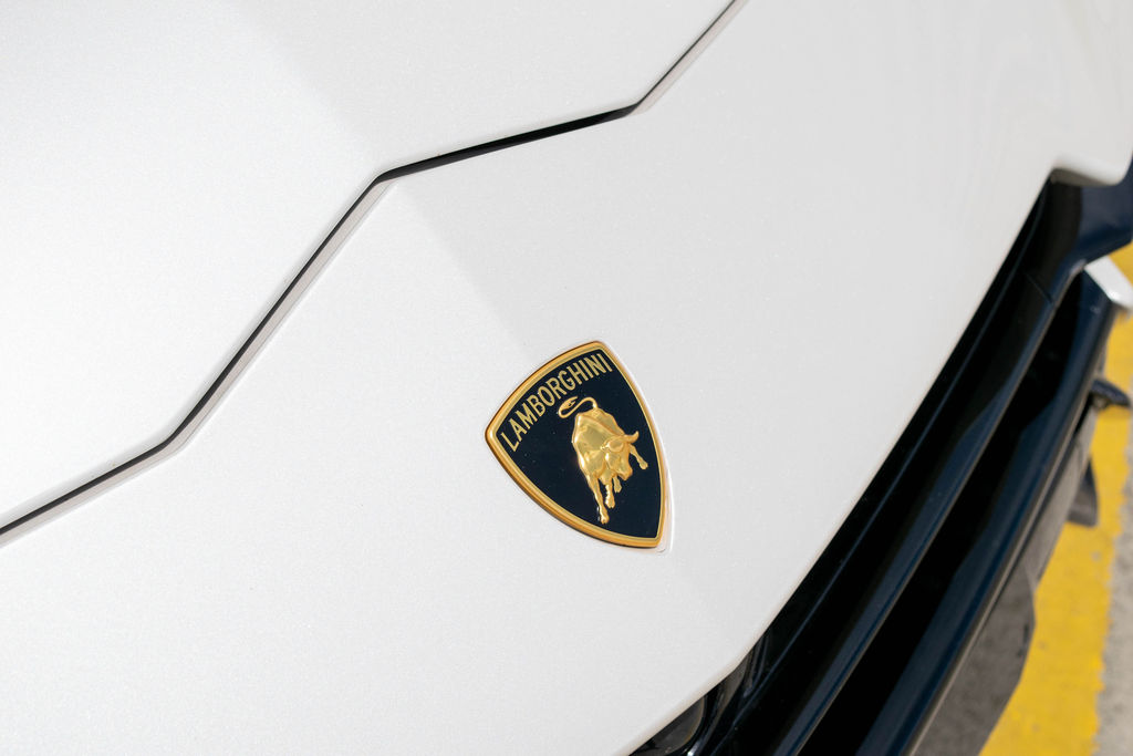White Lamborghini Urus Performante AWD luxury SUV available in Orange County
