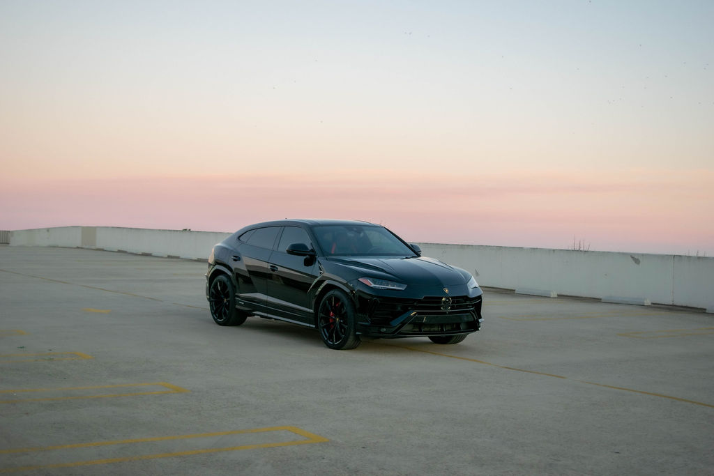Black Lamborghini Urus S AWD 5 seat luxury SUV