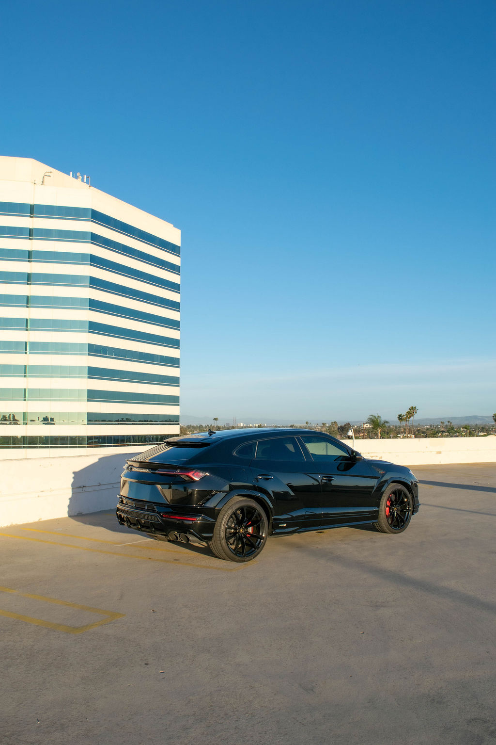 Black Lamborghini Urus S AWD luxury SUV available in Orange County