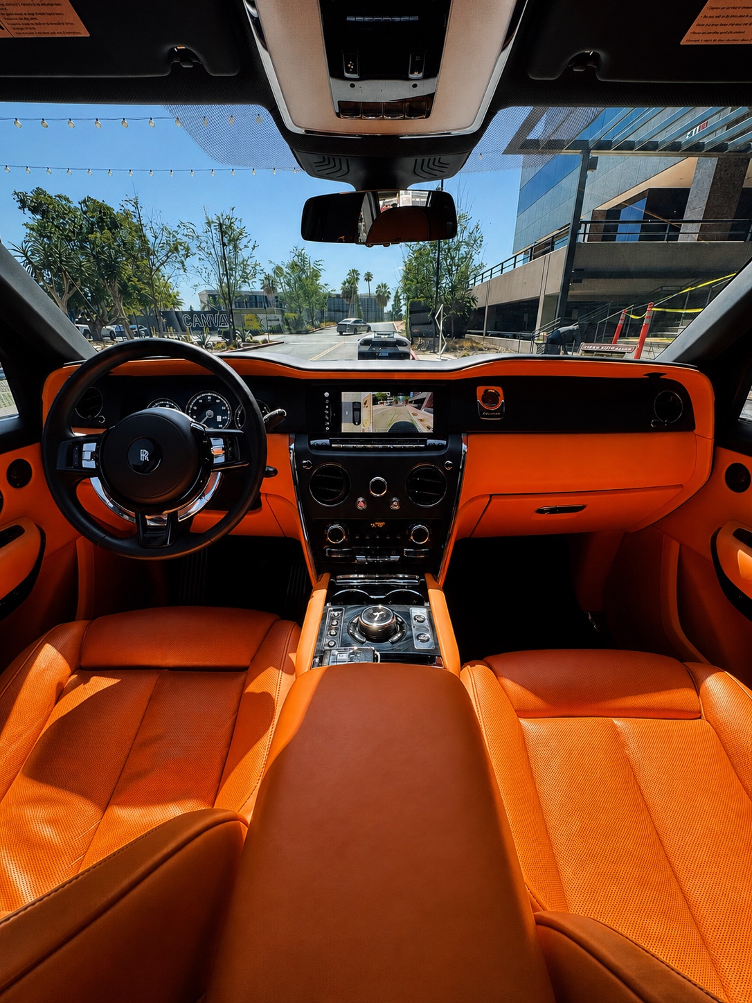 Black Rolls Royce Cullinan Black Badge, 4 door Luxury SUV