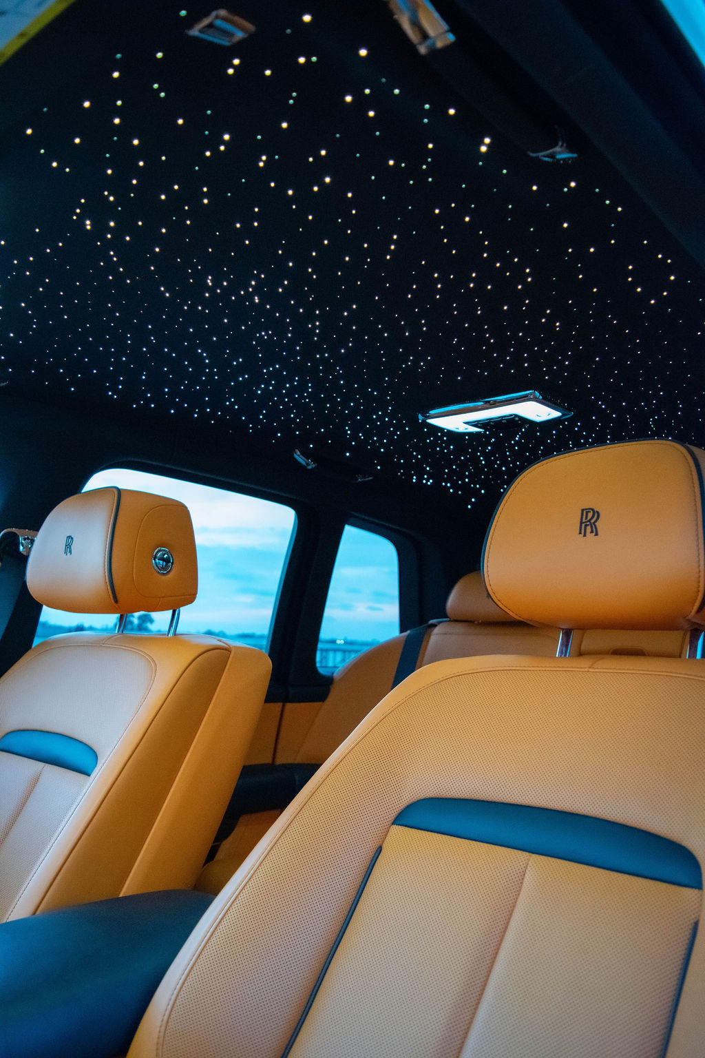White Rolls Royce Cullinan Black Badge, AWD Luxury SUV in Orange County