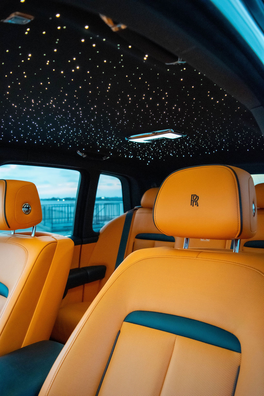 White Rolls Royce Cullinan Black Badge, Luxury SUV available in Orange County