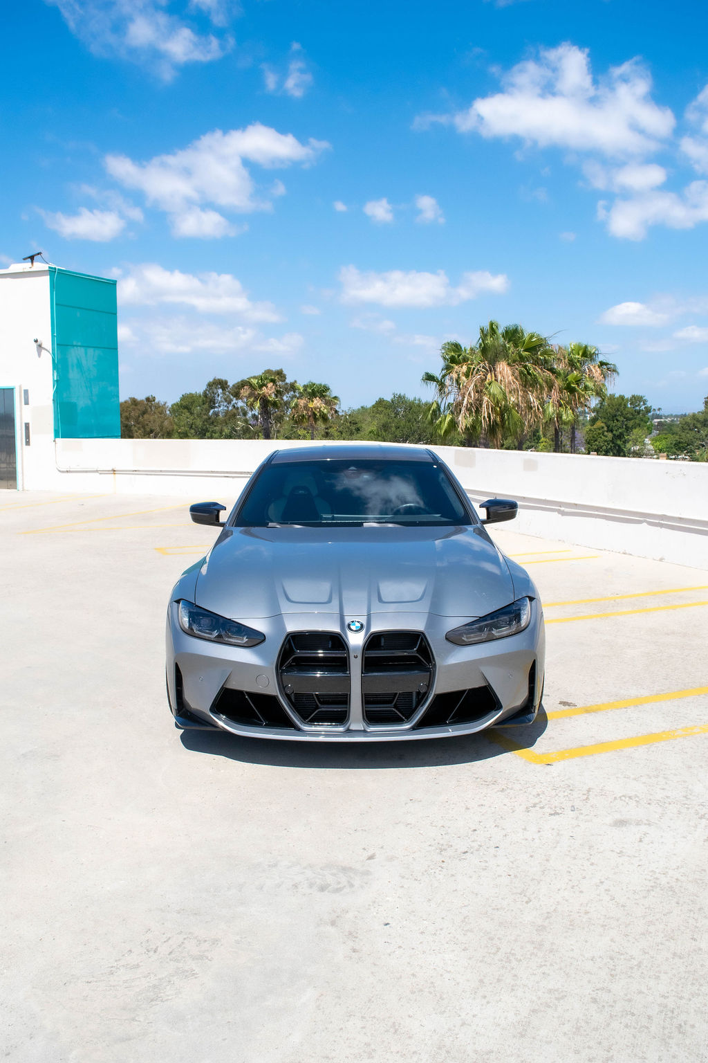 BMW M4 Competition sports car in Grey, available for rental in Orange County, CA