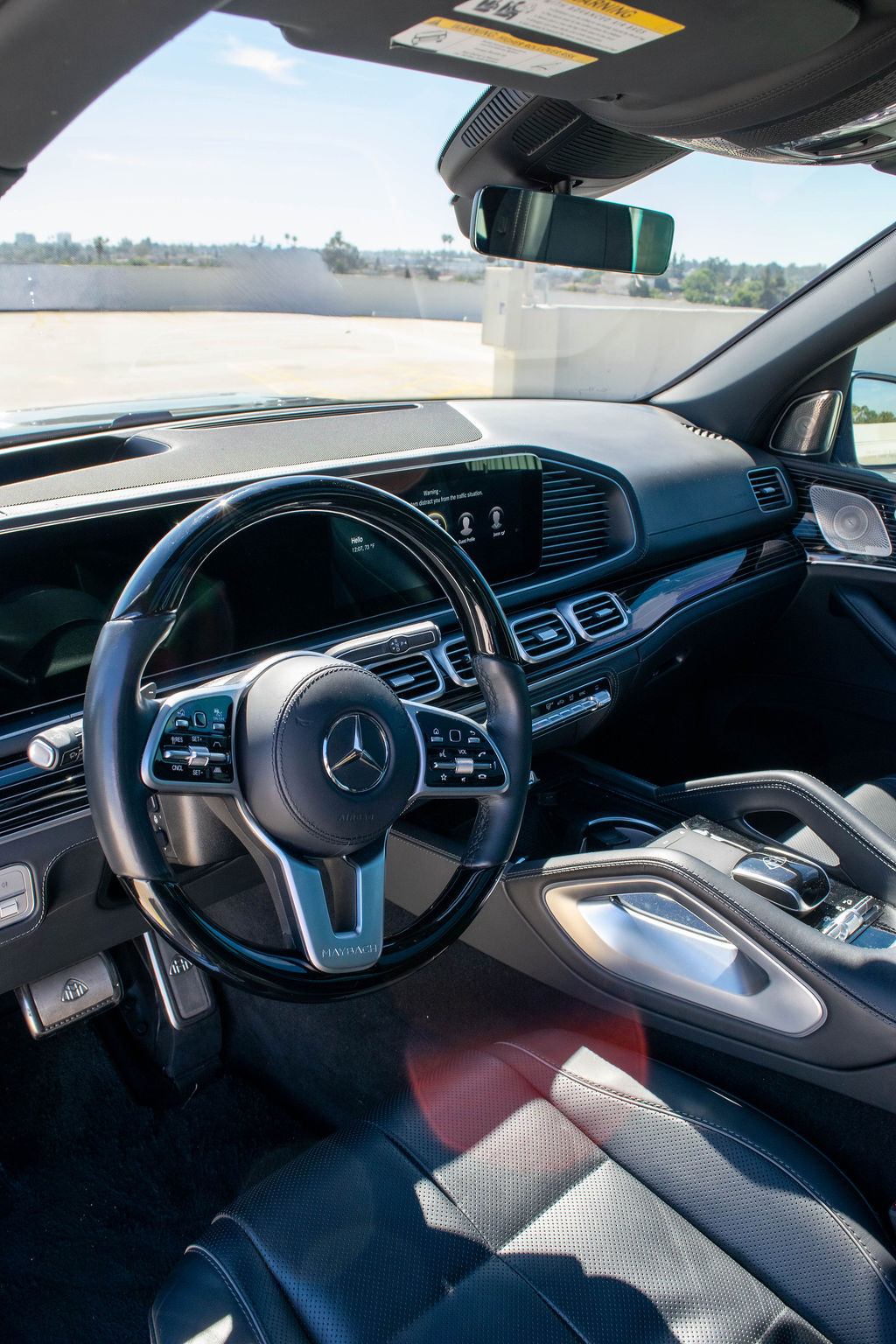 2-Tone Maybach GLS 600 4 seat luxury SUV available in Orange County